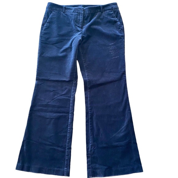 Women’s New York Company Stretch Size 10 Brown Velvet Pants Bootcut Flared - Picture 2 of 9